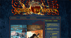 Desktop Screenshot of korraespiritus.com